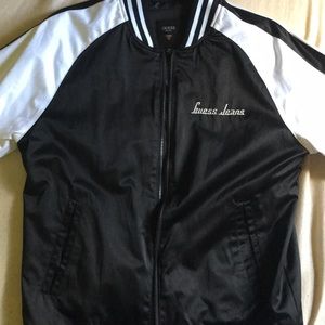 Guess throwback bomber